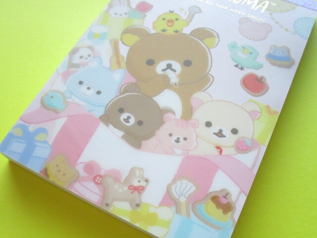 Photo1: Kawaii Cute Large Memo Pad Rilakkuma San-x *Happy Smile For You (MH12302)