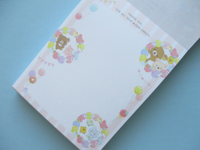 Photo: Kawaii Cute Mini Memo Pad Rilakkuma San-x *Happy Smile For You (MH12401-2)