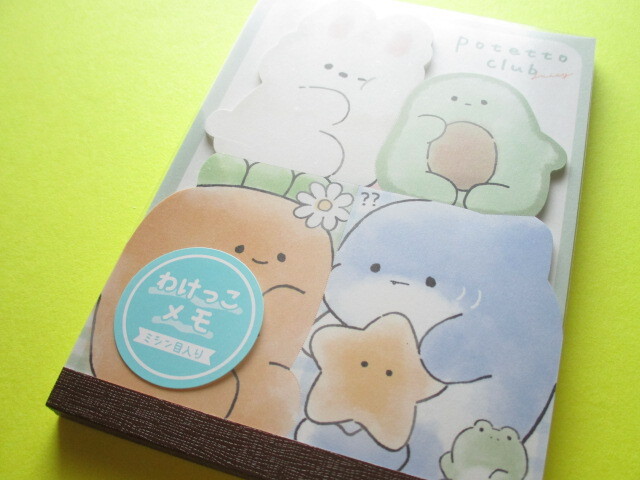 Photo1: Kawaii Cute Large Memo Pad Crux *Potetto Club (115111)