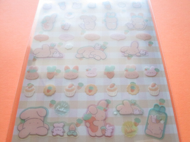 Photo: Kawaii Cute Sticker Sheet  Kumausa San-x *Kumausa with Rabbit (SE56702)