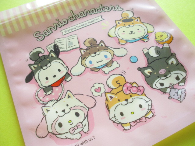 Photo: 5 pcs Kawaii Cute Sanrio Characters B7 Medium Zipper Bags Set *Shibainu (36652)