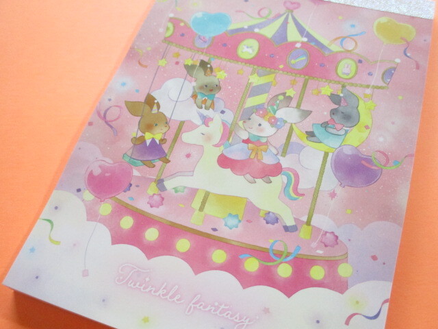 Photo1: Kawaii Cute Large Memo Pad Kyowa *Twinkle Fantasy (34-214)