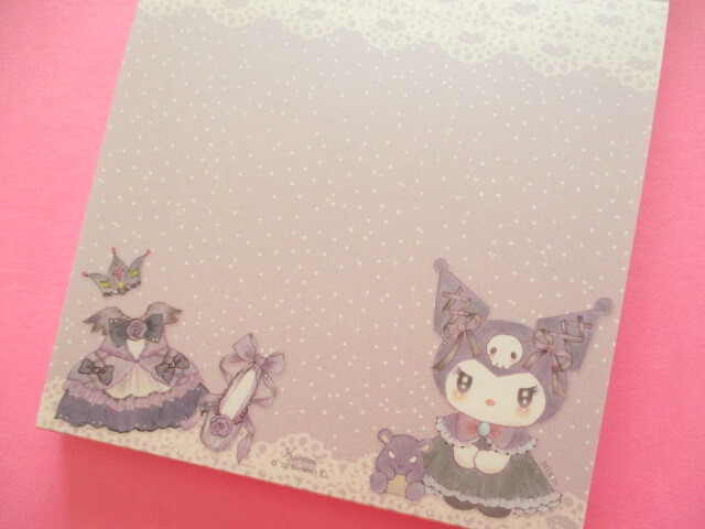 Photo: Kawaii Cute Medium Memo Pad Kuromi × たけいみき (Takei Miki) Sanrio *Dark Feminine (MM-15637)