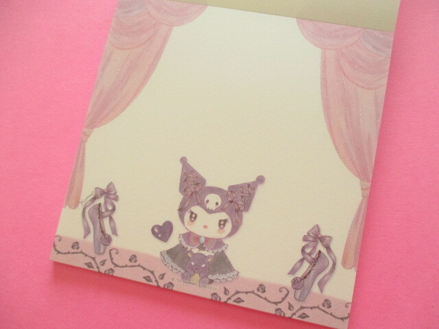 Photo: Kawaii Cute Medium Memo Pad Kuromi × たけいみき (Takei Miki) Sanrio *Dark Feminine (MM-15637)