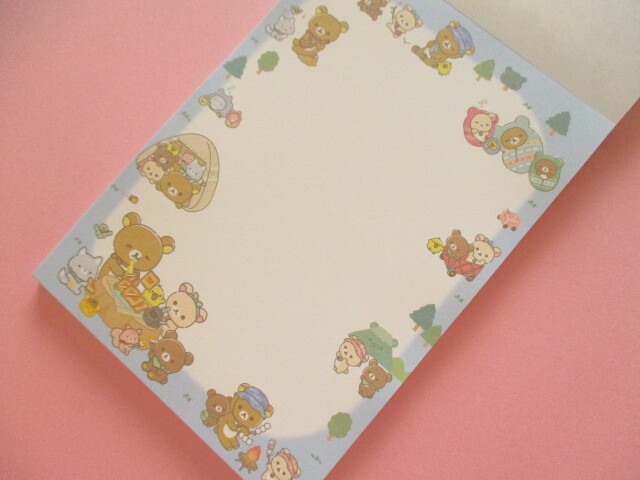 Photo: Kawaii Cute Large Memo Pad Rilakkuma San-x *Komorebi Camp (MH15701)