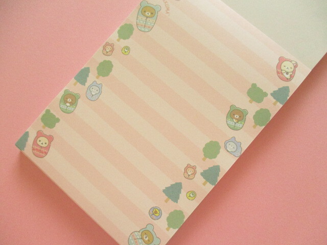 Photo: Kawaii Cute Large Memo Pad Rilakkuma San-x *Komorebi Camp (MH15702)