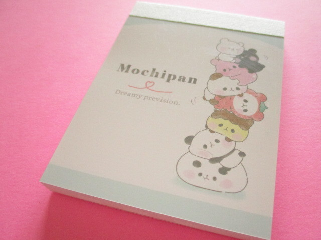 Photo1: Kawaii Cute Mini Memo Pad Mochi Mochi Panda Kamio Japan *Petit Panda (213782)