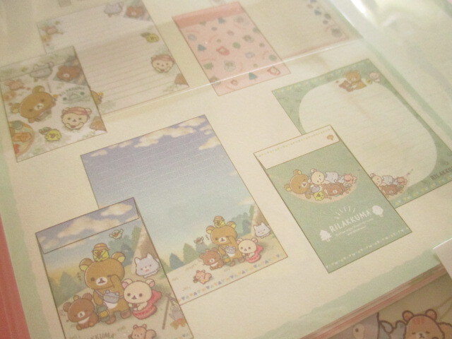 Photo: Kawaii Cute Regular Letter Set Rilakkuma San-x *Komorebi Camp (LH78302)