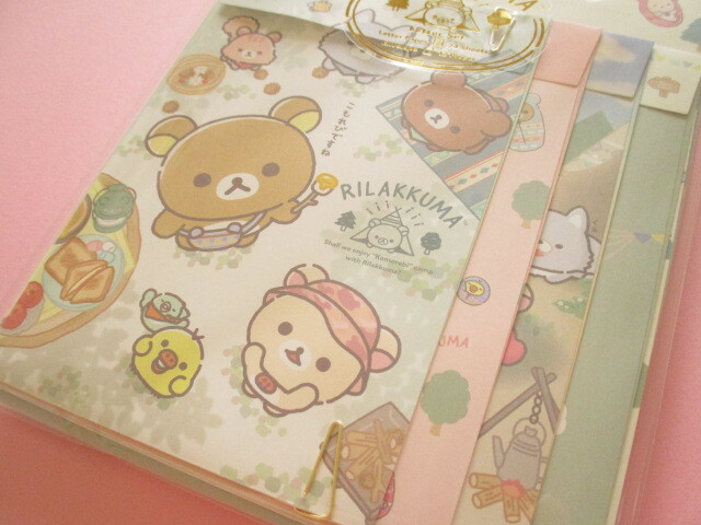 Photo: Kawaii Cute Regular Letter Set Rilakkuma San-x *Komorebi Camp (LH78302)