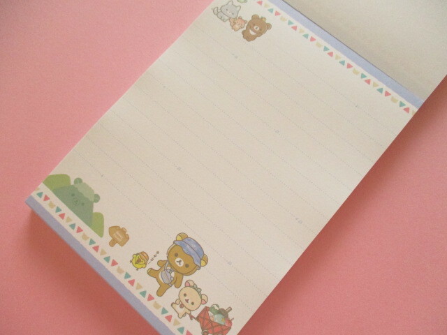 Photo: Kawaii Cute Large Memo Pad Rilakkuma San-x *Komorebi Camp (MH15701)