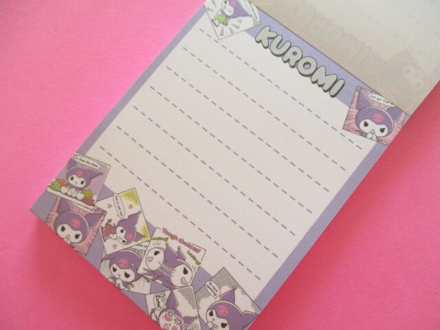 Photo: Kawaii Cute Mini  Memo Pad Sanrio *Kuromi (Comic)