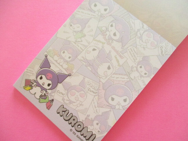 Photo: Kawaii Cute Mini  Memo Pad Sanrio *Kuromi (Comic)