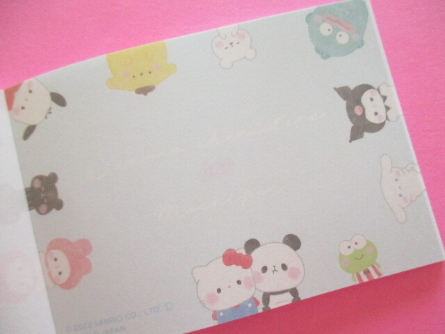 Photo: Kawaii Cute Mini Memo Pad Mochi Mochi Panda Kamio Japan *Sanrio Characters Blue (212994)