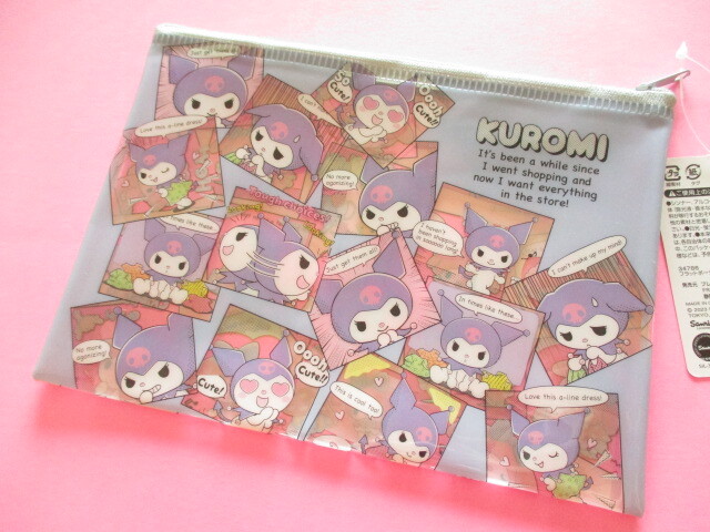 Photo: Kawaii Cute Flat Vinyl Pouch My Melody & Kuromi Sanrio *Comics (34786)