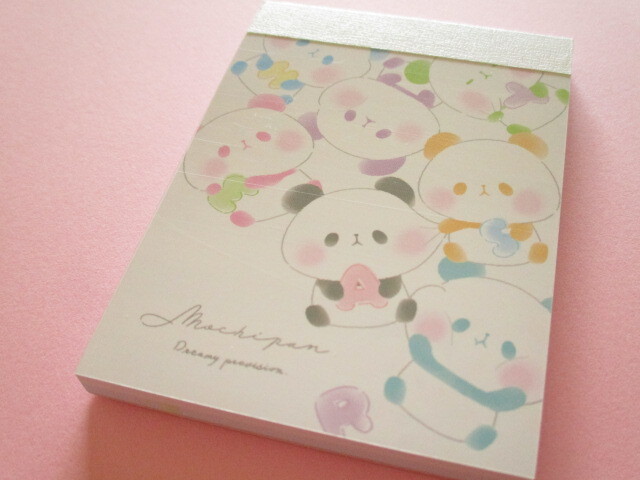 Photo1: Kawaii Cute Mini Memo Pad Mochi Mochi Panda Kamio Japan *Colorful (215615)