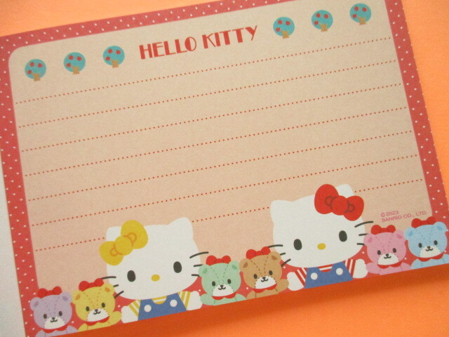 Photo: Kawaii Cute Large Memo Pad Sanrio Original *Hello Kitty (01694-2) 