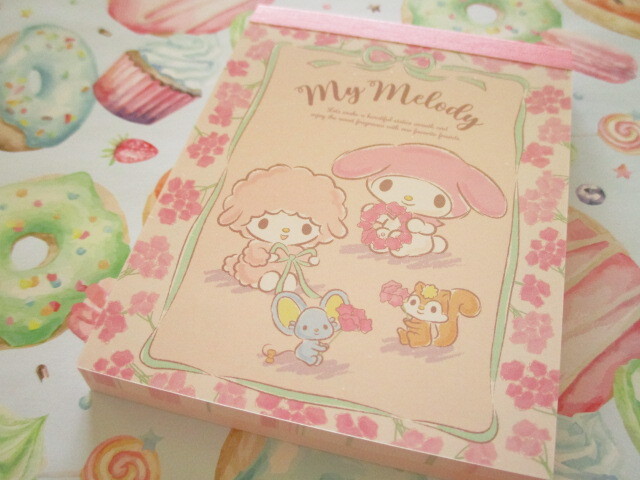 Photo1: Kawaii Cute Mini  Memo Pad Sanrio *My Melody (409494)