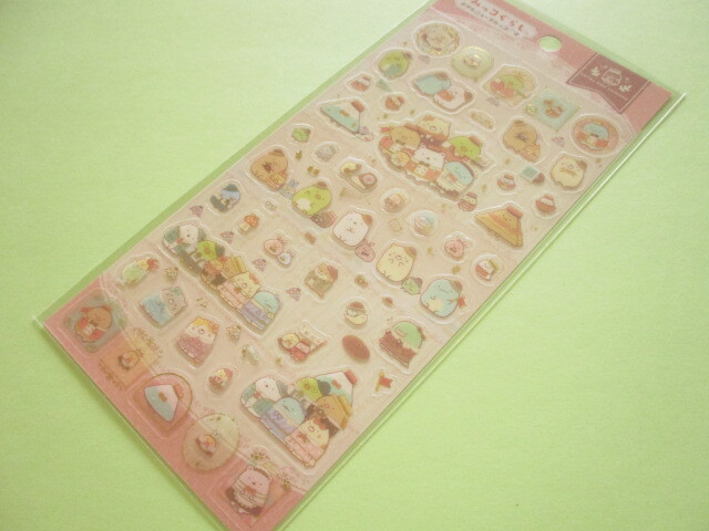 Photo1: Kawaii Cute Stickers Sheet Sumikkogurashi San-x *Hotel New Sumikko (SE59001)