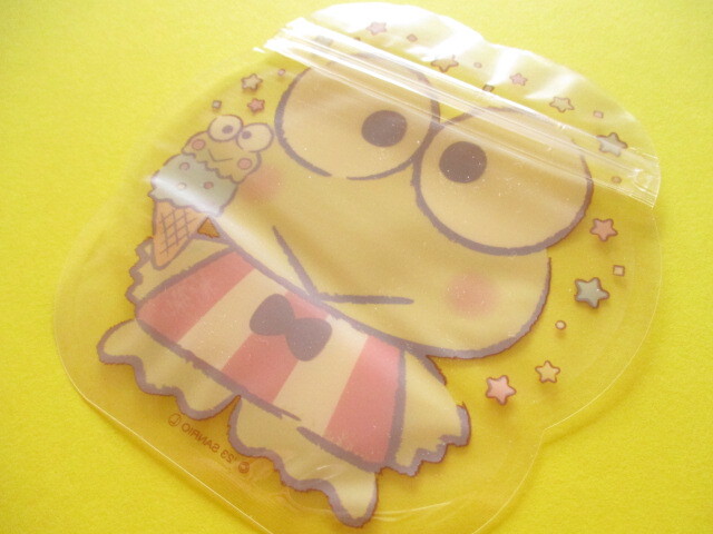 Photo: Kawaii Cute Die-Cut Zipper Bags Set Sanrio *Kerokerokeroppi (DZB-KR)