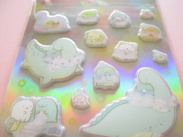 Photo: Kawaii Cute Puffy Funi Funi Stickers Sheet Sumikkogurashi San-x *On a Sparkling Night of Lizards and Mother (SE60002)