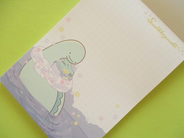 Photo: Kawaii Cute Large Memo Pad Sumikkogurashi San-x *On a Sparkling Night of Lizards and Mother (MH19202)