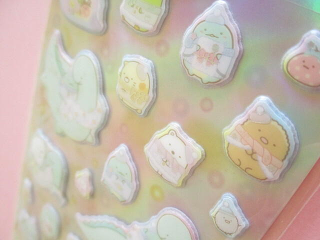 Photo: Kawaii Cute Puffy Funi Funi Stickers Sheet Sumikkogurashi San-x *On a Sparkling Night of Lizards and Mother (SE60002)