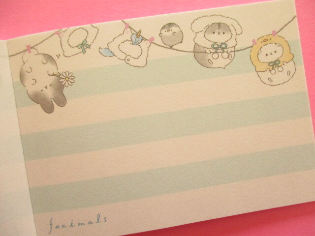 Photo: Kawaii Cute Mini Memo Pad Fanimals Crux *Laundry (120058)