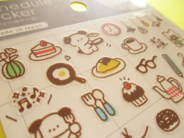 Photo: Kawaii Cute Schedule Stickers Sheet Gaia *Puchi Puchi Life (466704-2)