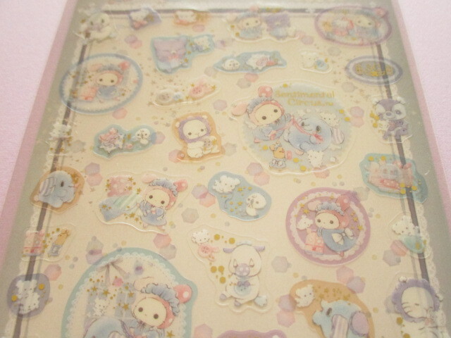 Photo: Kawaii Cute Stickers Sheet Sentimental Circus San-x *Sky Blue Daydream (SE60501)