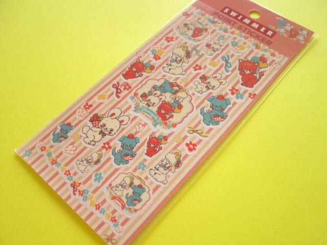 Photo1: Kawaii Cute Point Stickers Sheet  *SWIMMER (SE-SW10207)