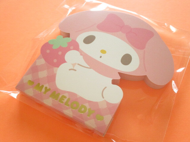 Photo1: Kawaii Cute Die-Cut Medium Memo Pad Sanrio Original *My Melody (45929-1) 