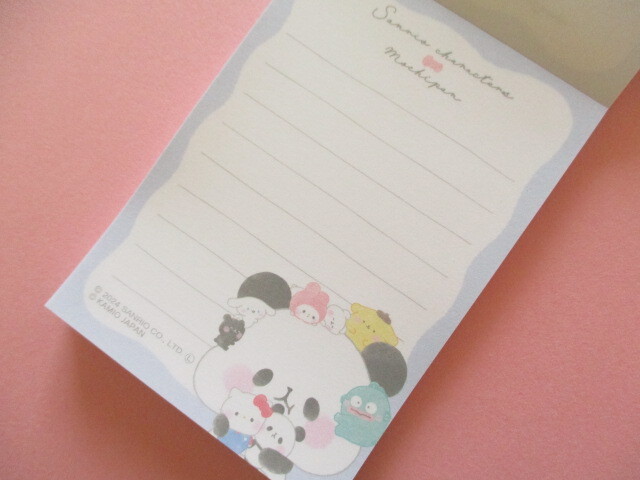 Photo: Kawaii Cute Mini Memo Pad Sanrio Characters × Mochi Mochi Panda Kamio Japan *でかぱん (218682)