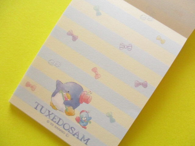 Photo: Kawaii Cute Mini  Memo Pad TUXEDO SAM Sanrio *レトロ水彩 (411312)