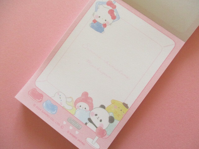 Photo: Kawaii Cute Mini Memo Pad Sanrio Characters × Mochi Mochi Panda Kamio Japan *Crane Game (218683)