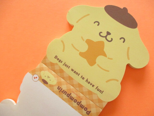 Photo: Kawaii Cute Die-Cut Medium Memo Pad Sanrio Original *POMPOMPURIN (45954-2) 