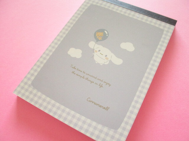 Photo1: Kawaii Cute Large Memo Pad Sanrio *Cinnamoroll (410230) 