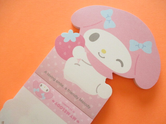 Photo: Kawaii Cute Die-Cut Medium Memo Pad Sanrio Original *My Melody (45929-1) 