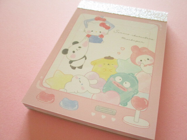 Photo1: Kawaii Cute Mini Memo Pad Sanrio Characters × Mochi Mochi Panda Kamio Japan *Crane Game (218683)