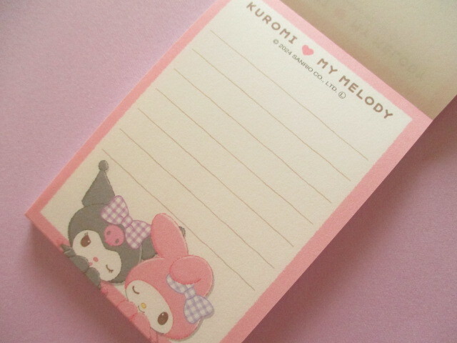 Photo: Kawaii Cute Mini Memo Pad My Melody & Kuromi Crux *もこっと (122377)