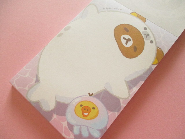 Photo: Kawaii Cute Large Memo Pad Rilakkuma San-x *Umirila_Kibun (MH21001)