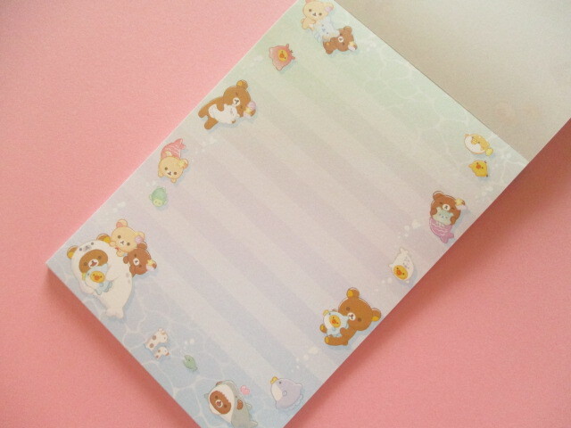 Photo: Kawaii Cute Large Memo Pad Rilakkuma San-x *Umirila_Kibun (MH21001)