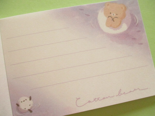 Photo: Kawaii Cute Mini Memo Pad Cotton Bear Q-LiA  *Moon (80184)