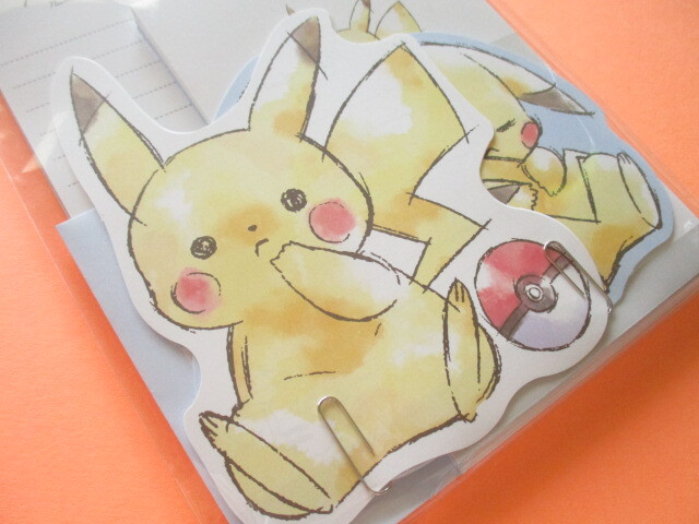 Photo: Kawaii Cute Pikachu Letter Set Cute Model *コマワリ (304112)