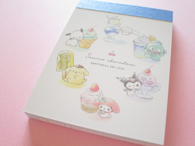 Photo1: Kawaii Cute Mini Memo Pad Sanrio Characters Crux *ちまちまSweets (121199）