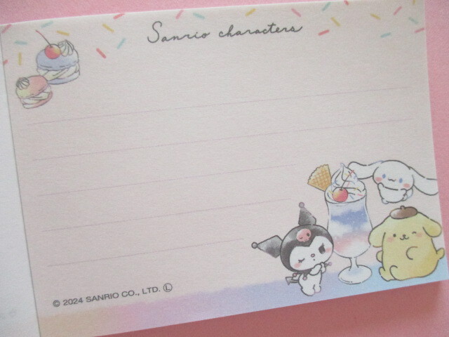 Photo: Kawaii Cute Mini Memo Pad Sanrio Characters Crux *ちまちまSweets (121199）