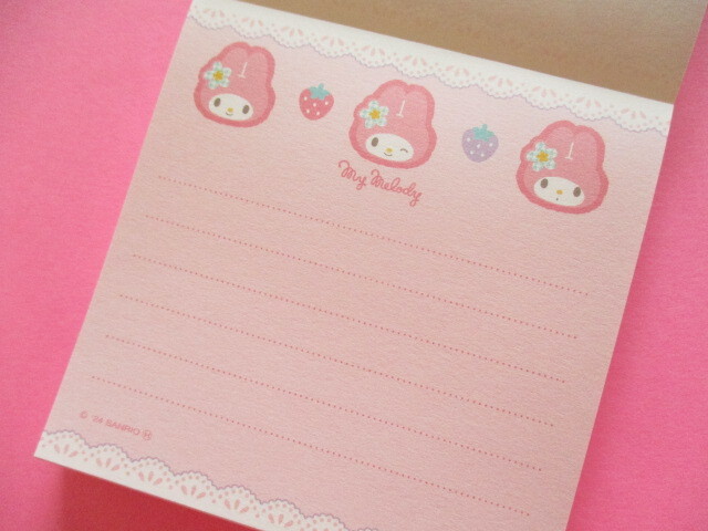 Photo: Kawaii Cute Medium Square Memo Pad Sanrio *My Melody (S2842149)