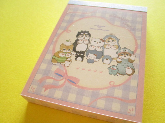 Photo1: Kawaii Cute Mini Memo Pad Mofusand ×Sanrio Characters Sun-Star *Ribbon (S2843420) 