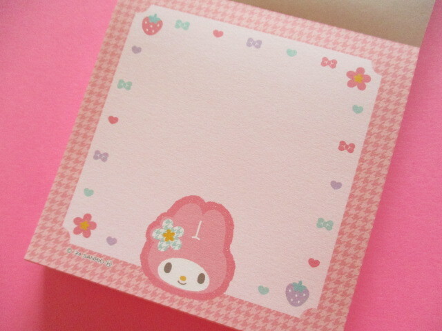 Photo: Kawaii Cute Medium Square Memo Pad Sanrio *My Melody (S2842149)