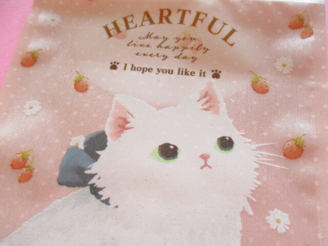 Photo: 5 pcs Kawaii Cute Zipper Bags Set Nakano *Milk Cat (332811-1)