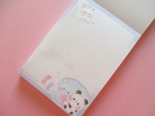 Photo: Kawaii Cute Mini Memo Pad Mochi Mochi Panda Kamio Japan *海でもちもち (220415)